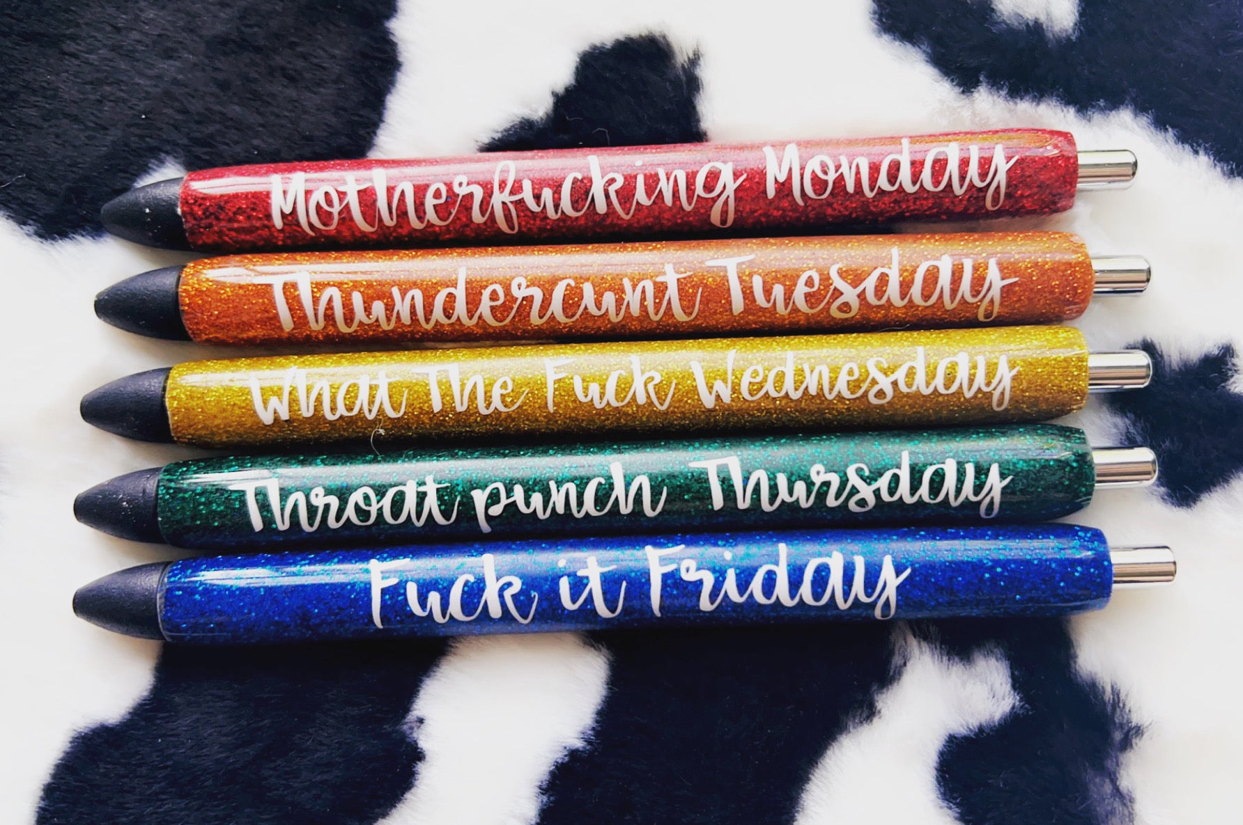 RTS Weekday Pen Set NSFW – Muther Heifer Design Co